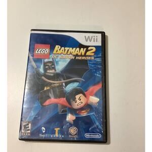 LEGO Batman 2 DC Super Heroes Nintendo Wii Complete Tested